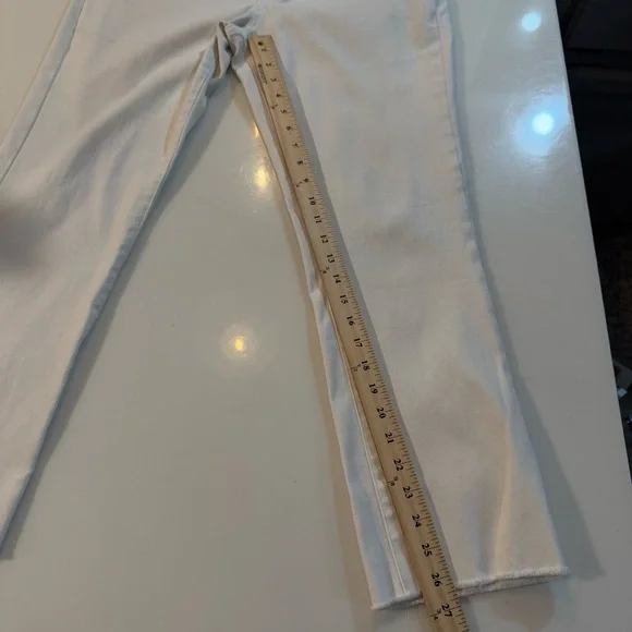 Lauren Ralph Lauren Black Tag Women’s White Straight Leg Jeans Pants Size 12 - Picture 7 of 9